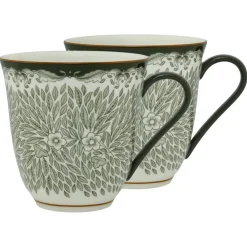 Ostindia Floris Mug 30 cl 2-pack, Blue