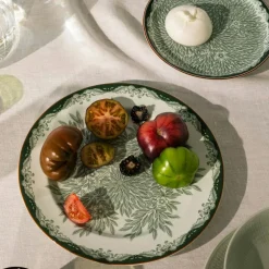 Ostindia Floris Plate 27 cm, Green