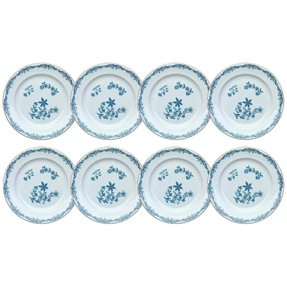 Ostindia Plate 27 cm, 8 Pcs