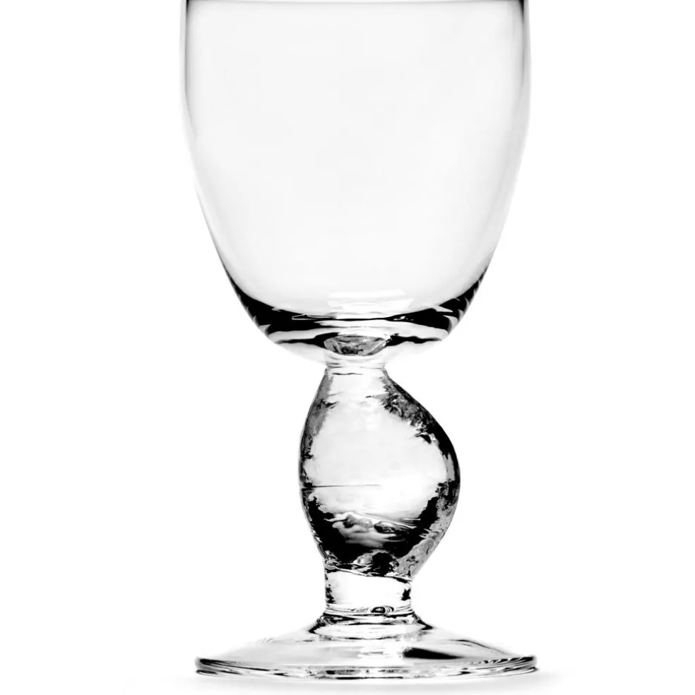 Out of Lines White Wine Glass