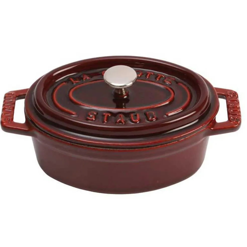 Oval Casserole in Cast Iron 4,2 L, Grenade Red