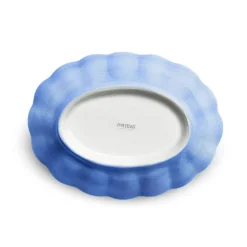Oyster Bowl 75 cl, Blue