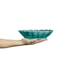 Oyster Bowl 75 cl, Blue