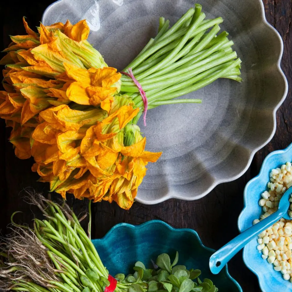 Oyster Bowl 24 cm, White