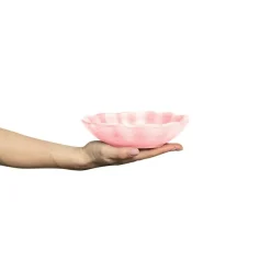 Oyster Bowl 16x18 cm, Pink