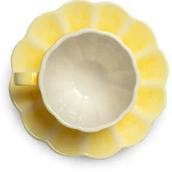 Oyster Cup With Saucer 25 cl, Sand