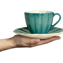 Oyster Cup With Saucer 25 cl, Sand