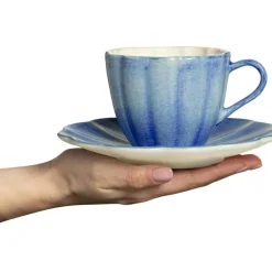 Oyster Cup With Saucer 25 cl, Sand
