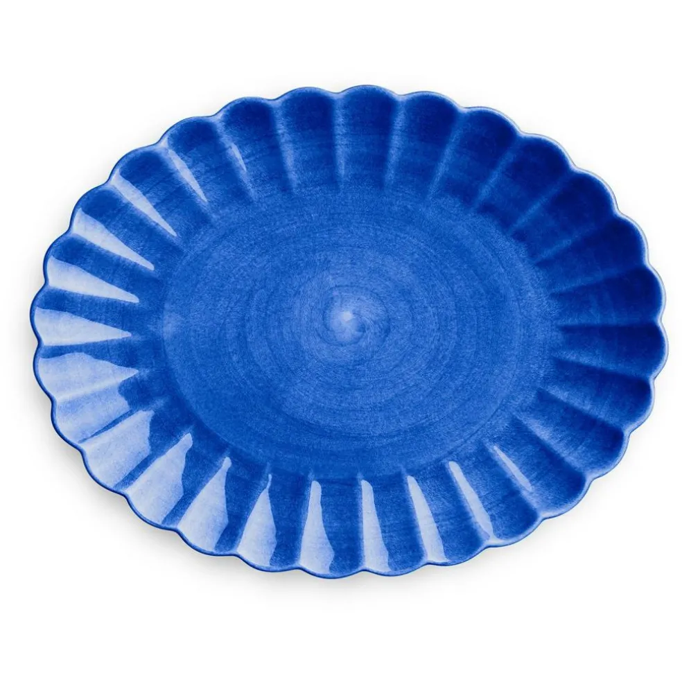 Oyster Dish 35x30 cm, Plum