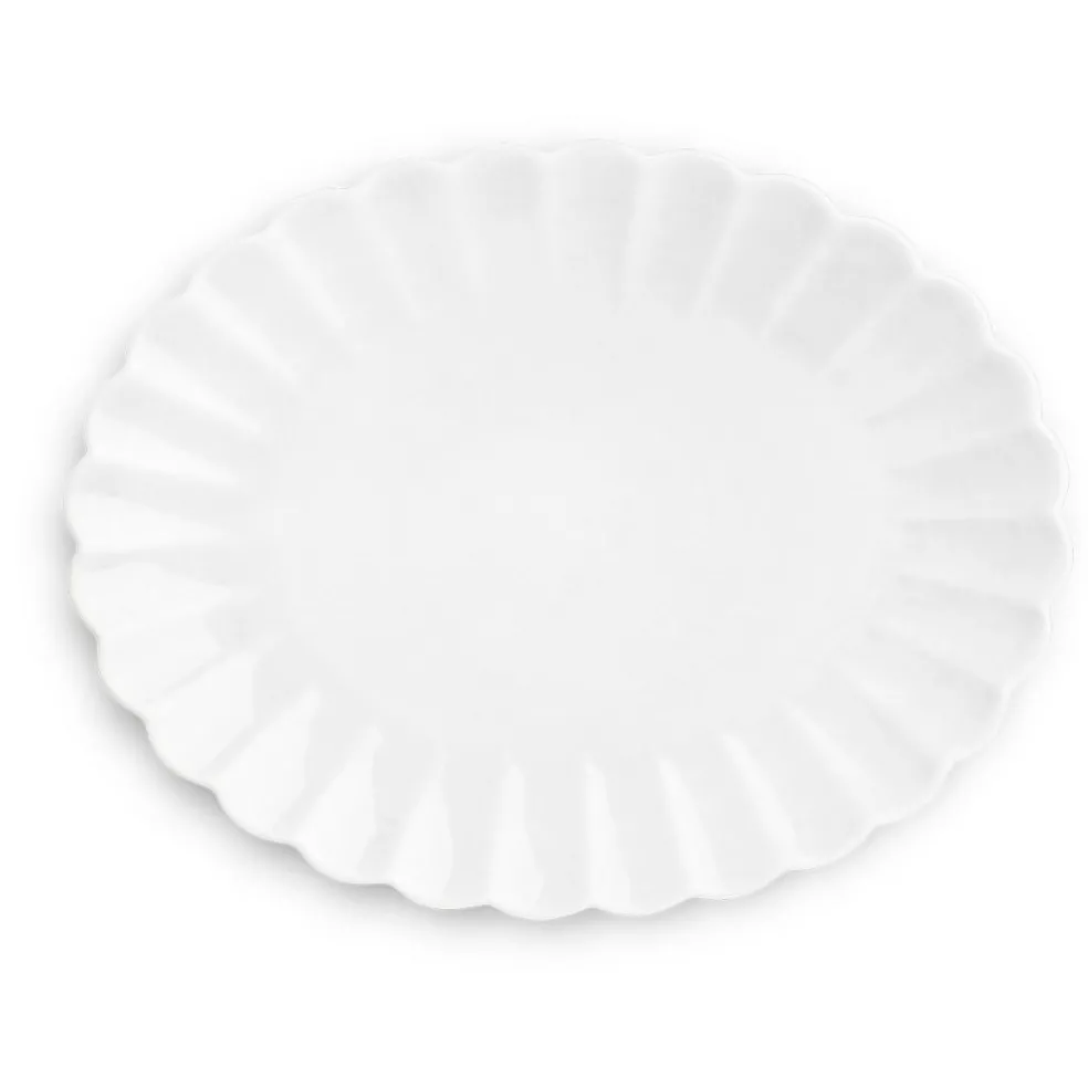 Oyster Dish 35x30 cm, Plum