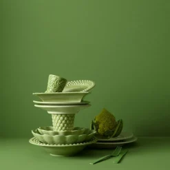 Oyster Plate, Orange, 20 cm