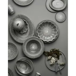 Oyster Plate, Orange, 20 cm