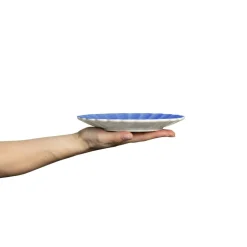 Oyster Plate, Orange, 20 cm