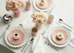 Oyster Plate, Orange, 20 cm