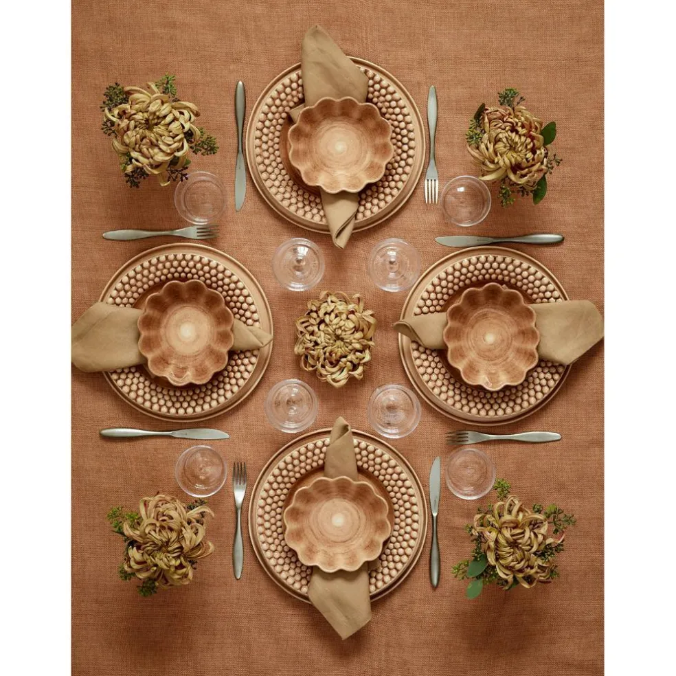 Oyster Plate, Yellow, 28 cm