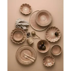 Oyster Plate, Yellow, 28 cm