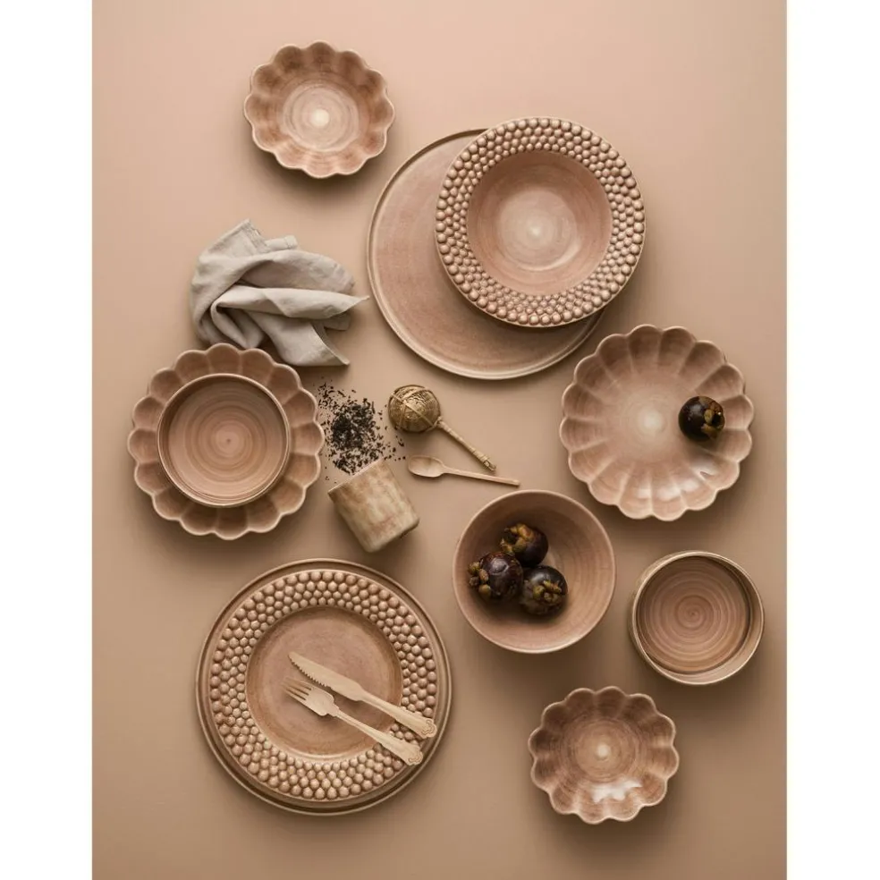 Oyster Plate, Yellow, 28 cm