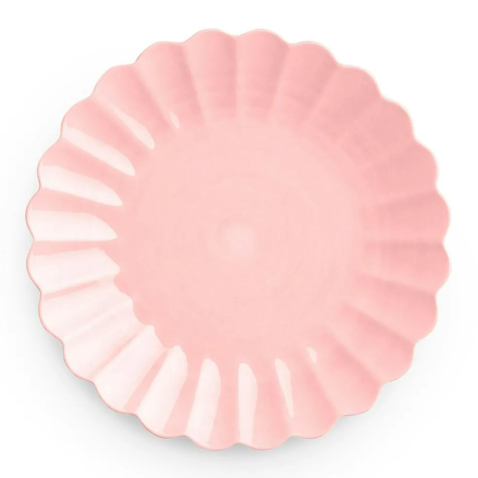 Oyster Plate, Yellow, 28 cm