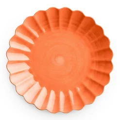 Oyster Plate, Yellow, 28 cm