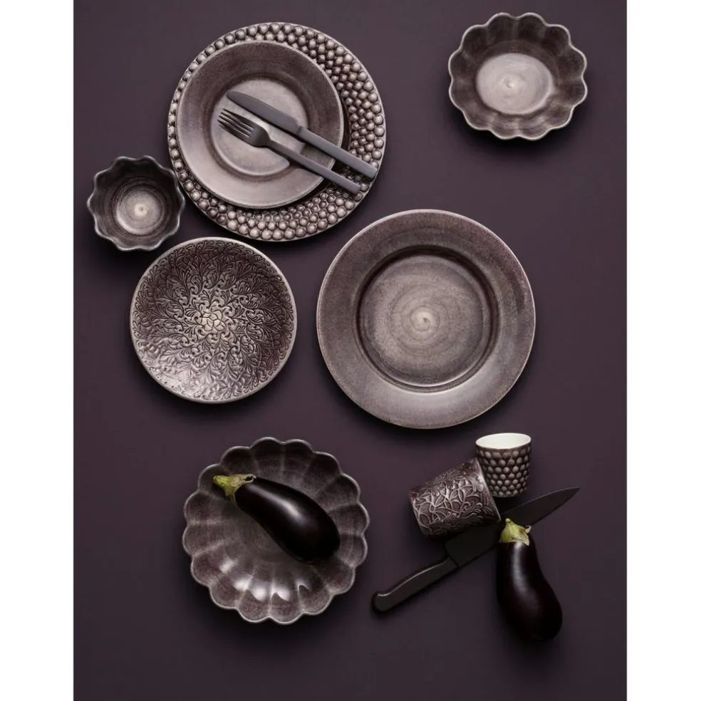 Oyster Plate, Yellow, 28 cm