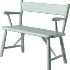 P11 Bench 70 cm, Lacquered Beech / Nature