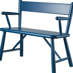 P11 Bench 70 cm, Lacquered Beech / Nature