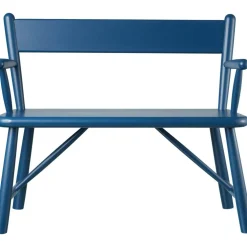 P11 Bench 70 cm, Lacquered Beech / Nature