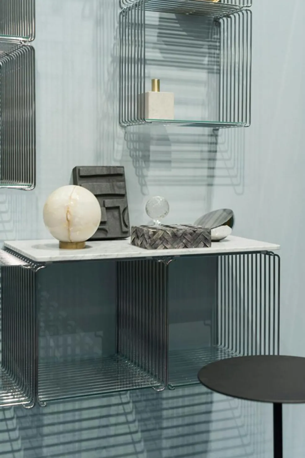 Panton Wire Ext Top Panel D:34, Fjord