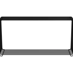 Panton Wire Extended Shelf 18, Black