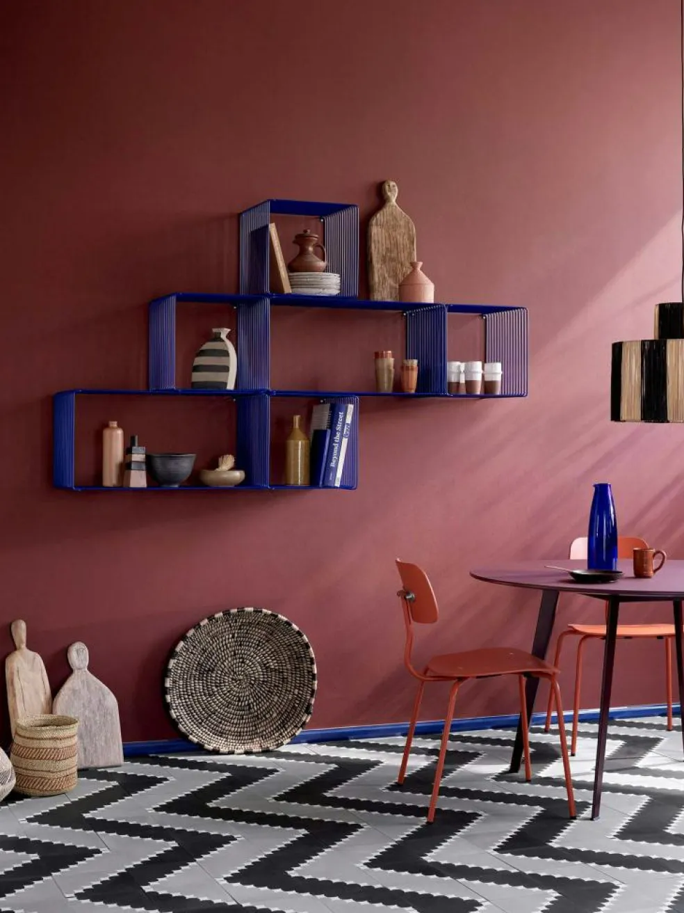 Panton Wire Shelf 34, Chrome