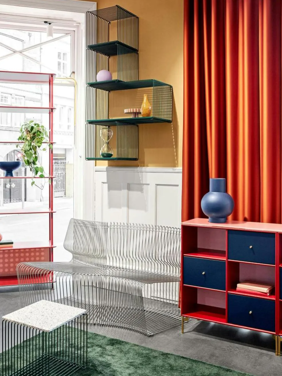 Panton Wire Top Panel D:34, Pine