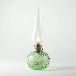 Paris Oil Lamp, Light Green
