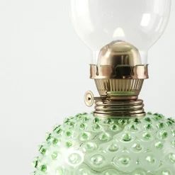 Paris Oil Lamp, Light Green