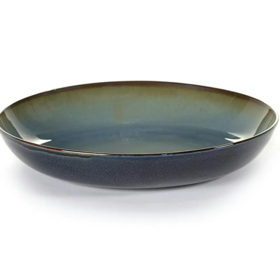 Pasta Plate D23 H4, Smoky Blue/Dark Blue
