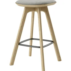 Pauline Bar Stool 65 cm, Oiled Oak / Hallingdal Grey
