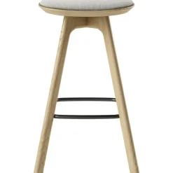 Pauline Bar Stool 65 cm, Oiled Oak / Hallingdal Grey