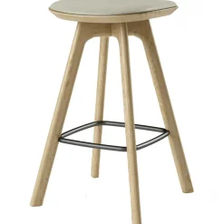 Pauline Bar Stool 65 cm, Oiled Oak / Hallingdal Grey