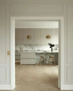 Pauline Bar Stool 65 cm, Oiled Oak / Hallingdal Grey