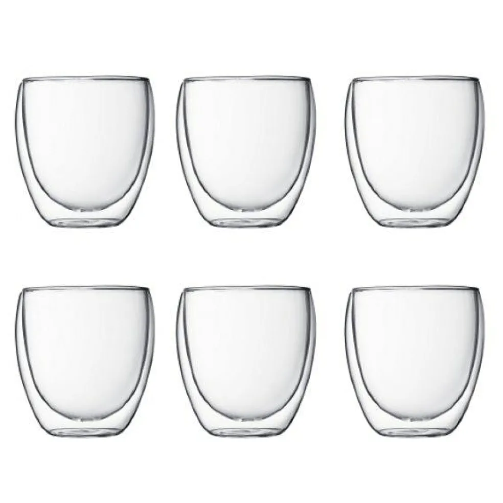 PAVINA Double wall Glass 35 cl, 6-pcs