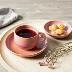 Perlemor Coffee Saucer, Sand