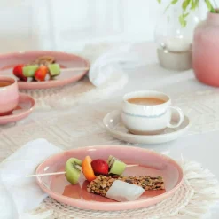 Perlemor Coffee Saucer, Sand