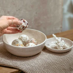 Perlemor Dip Bowl 8 cl, Sand