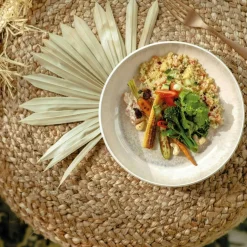 Perlemor Pasta Plate 22 cm, Sand