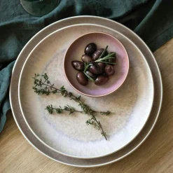 Perlemor Plate 27 cm, Sand