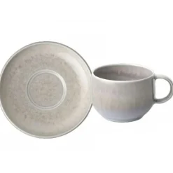 Perlemor Sand Coffee Cup With Saucer