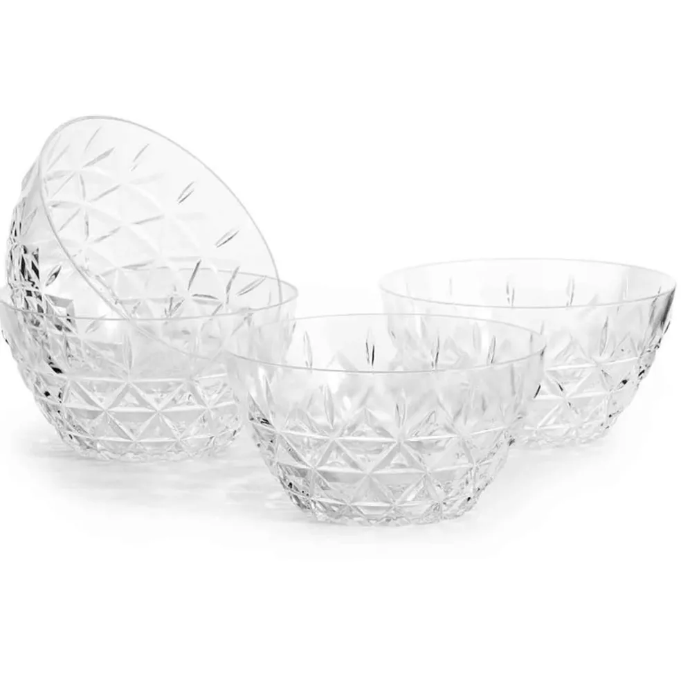 Picknick Bowl Acrylic 4-pack, Clear