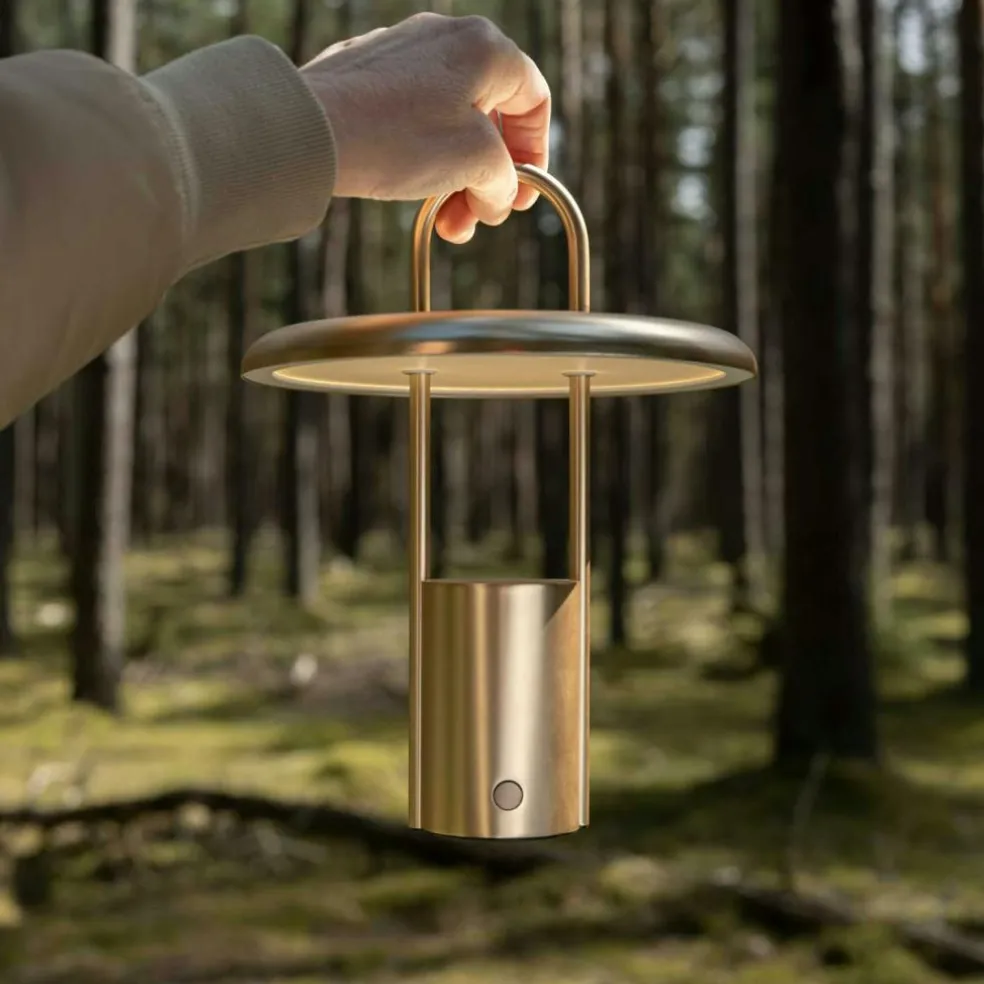 Pier Led Lamp Portable 25 cm, Black