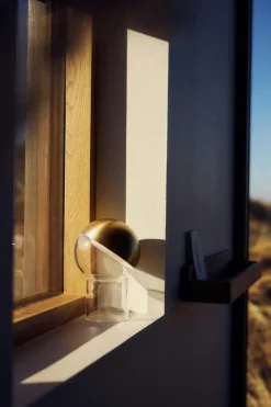 Pila Table Lamp Portable, Brushed Aluminium