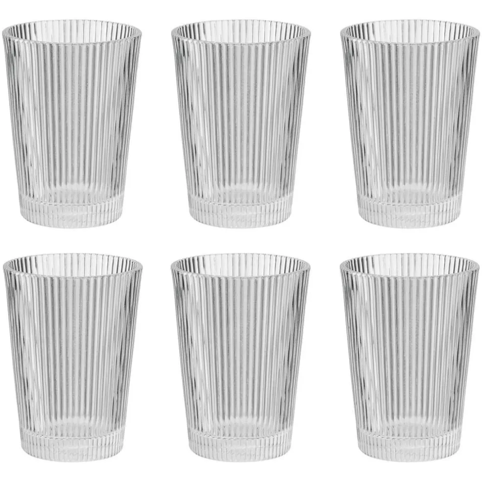 Pilastro Drinking Glass 24 cl, 6 Pcs