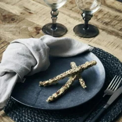 Pion Dinner Plate 28,5 cm, Black / Brown